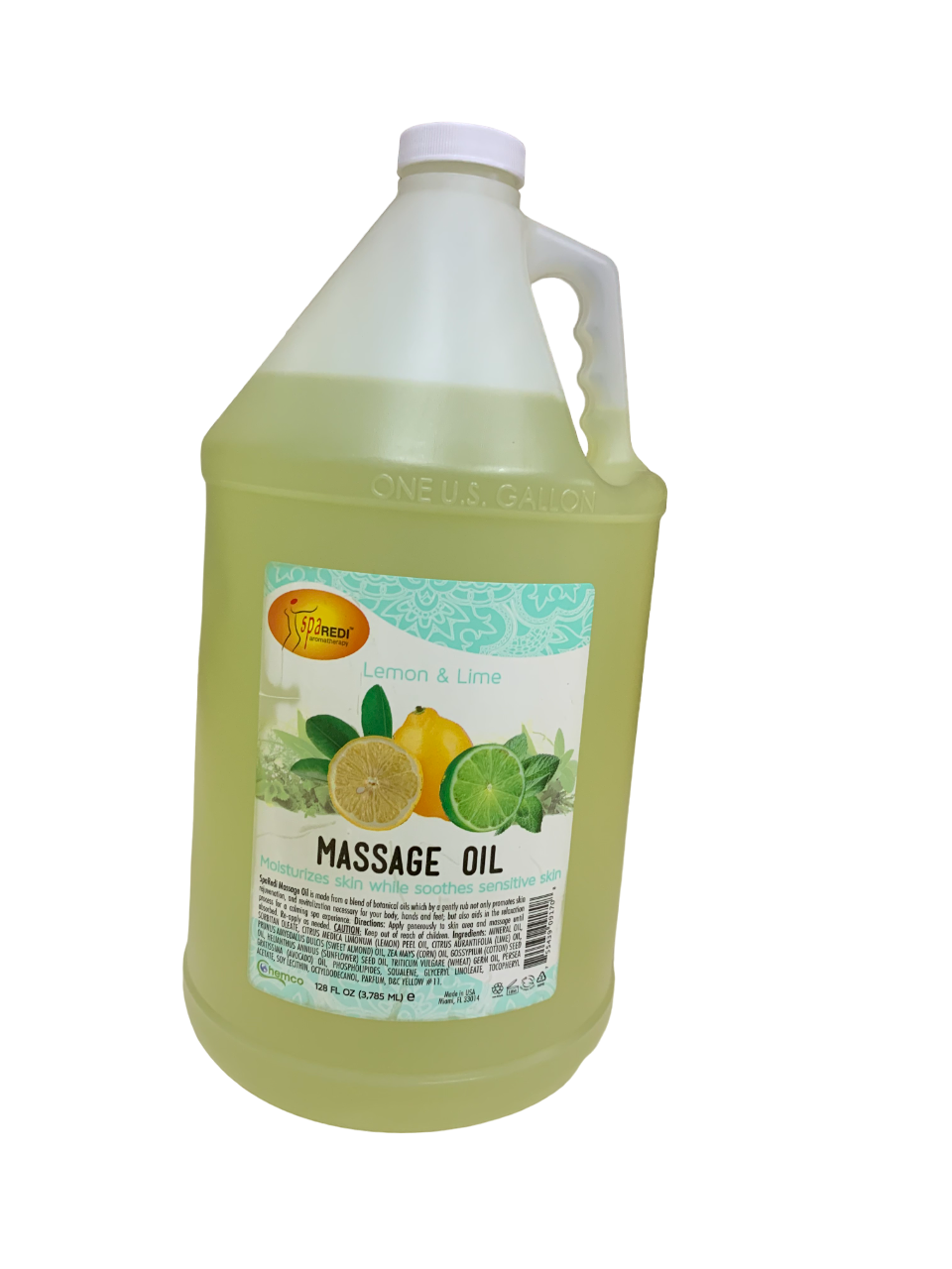 SpaRedi Massage Oil Lemon and Lime